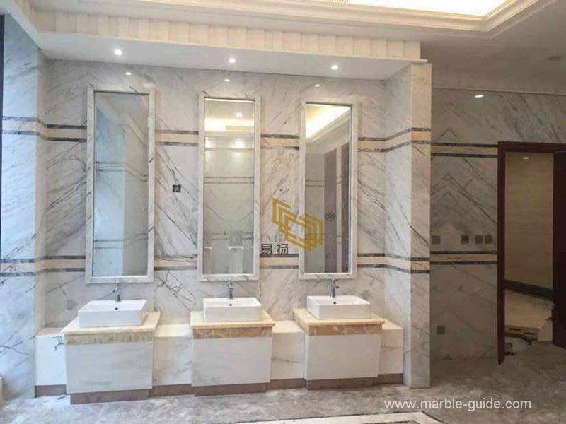 Picasso white marble 06