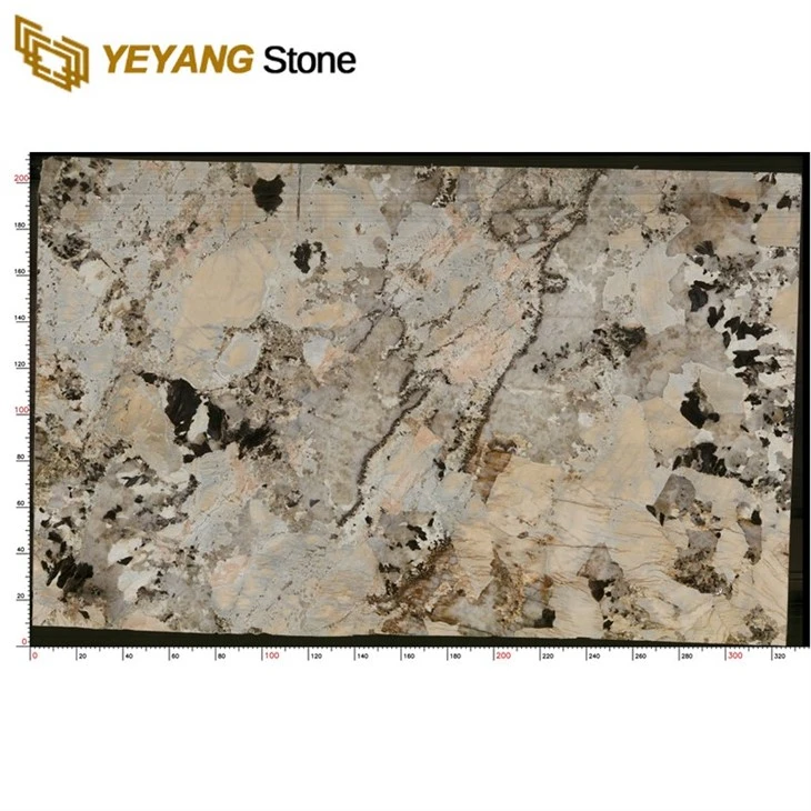 Brażil Pandora White Marble Ġebel abjad ta 'lussu naturali għal Proġetti