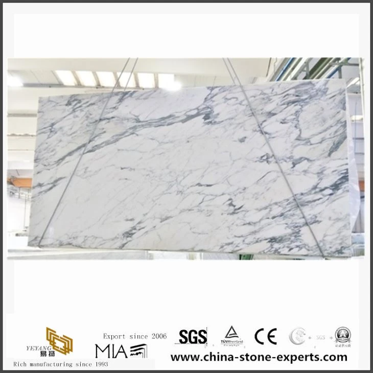 Calacatta Galielo Irħam Għal kċina countertop u Wall Dekorazzjoni Bil Veins Grey