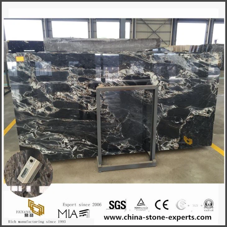 Ixtri ċangatura ġdida tal-irħam tal-oċean lava għall-madum tal-banju u countertops bi prezz irħis