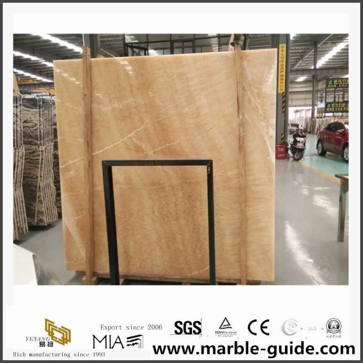 2017 Modern Style Honey Onyx Tiles Yellow Onyx Decoration Materials