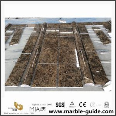 Dark Emperador Marble Tile Trim, Molding And Borders Għall-Proġetti