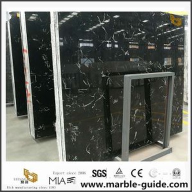 Ċangaturi ġodda tal-irħam tal-fjuri tas-silġ iswed għall-bejgħ għall-madum tal-paviment tal-kamra tal-banju tal-lukanda