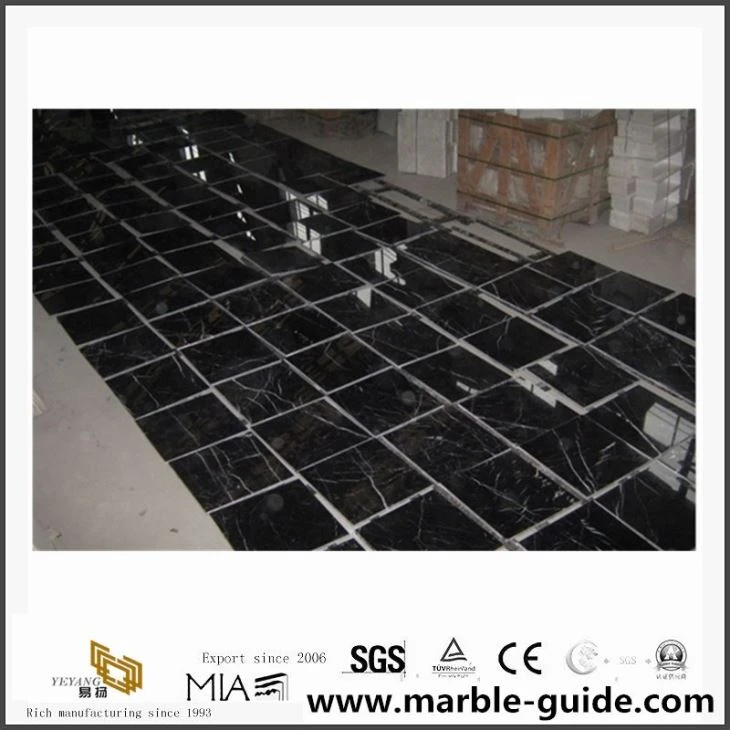 Top Class Nero Marquina Marble Tiles Interior Wall And Flooring