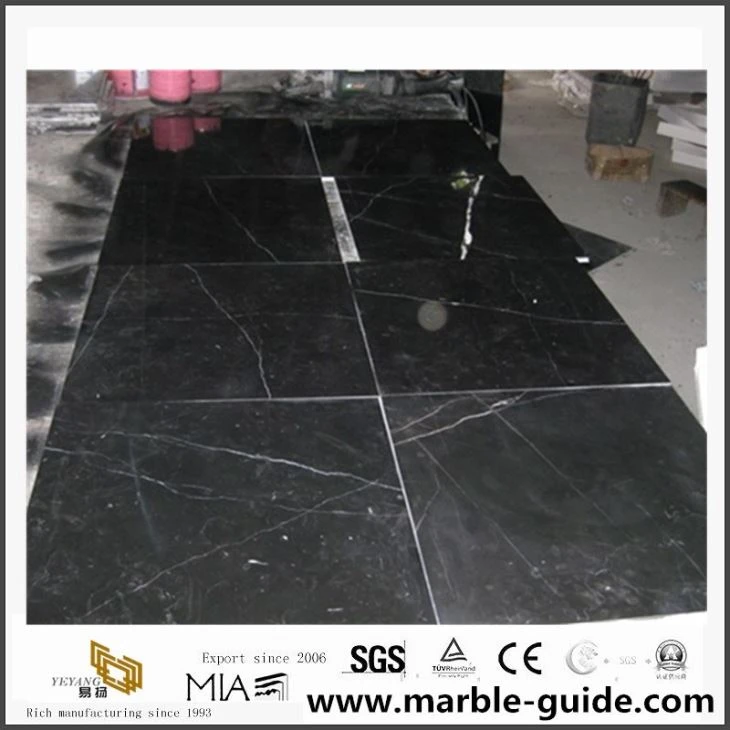 Top Class Nero Marquina Marble Tiles Interior Wall And Flooring