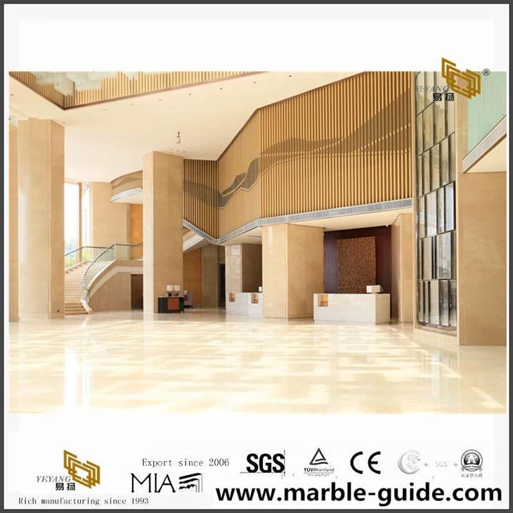 Sugar Beige Marble Għall-Proġett Hotel