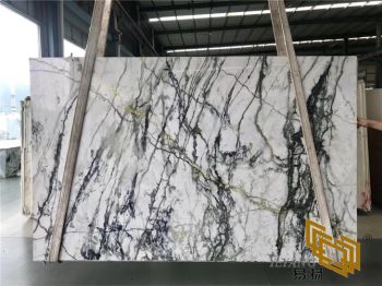 Slab tal-irħam Onyx Orchid għall-Proġett