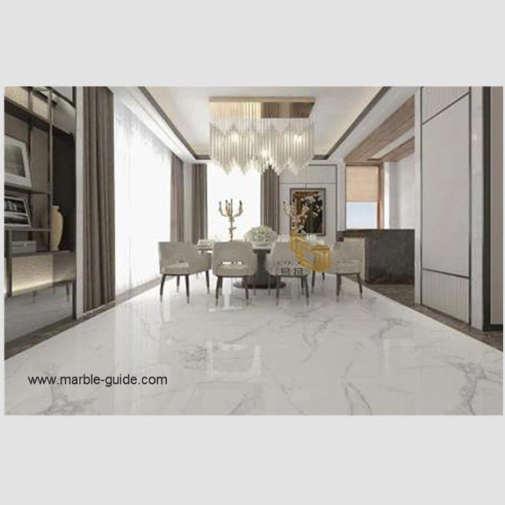 Bianco Carrara White Marble Floor And Decor