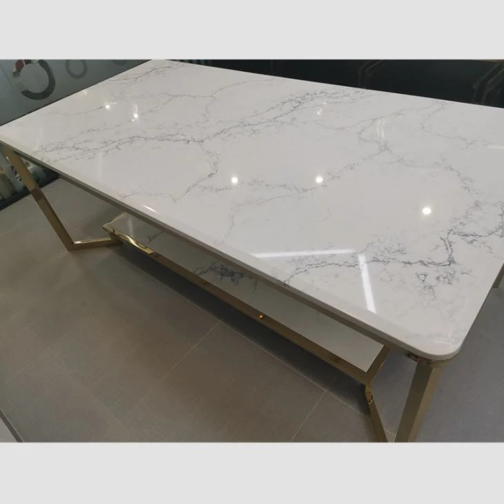 Countertops tal-ġebel tal-kwarz personalizzati ġodda