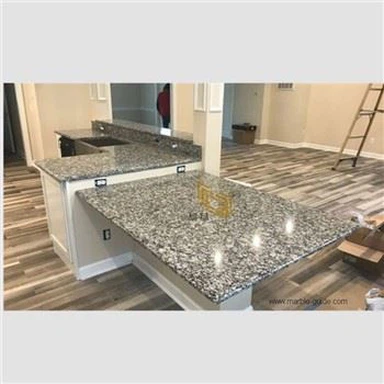 Granit tal-Wave White għall-Countertop tal-Kċina u l-Gżira