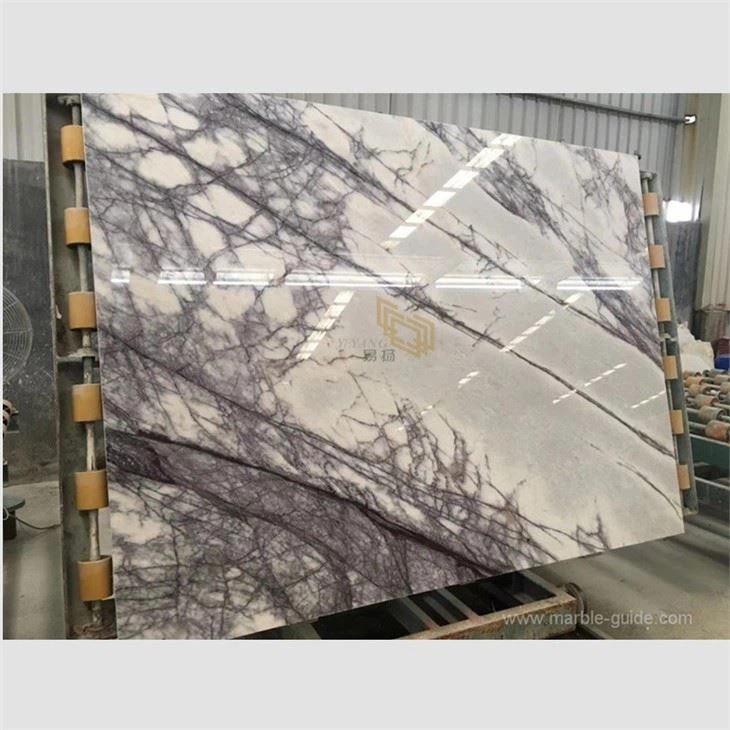 Milac Lilac White Marble Slab for Kitchen Worktop Price